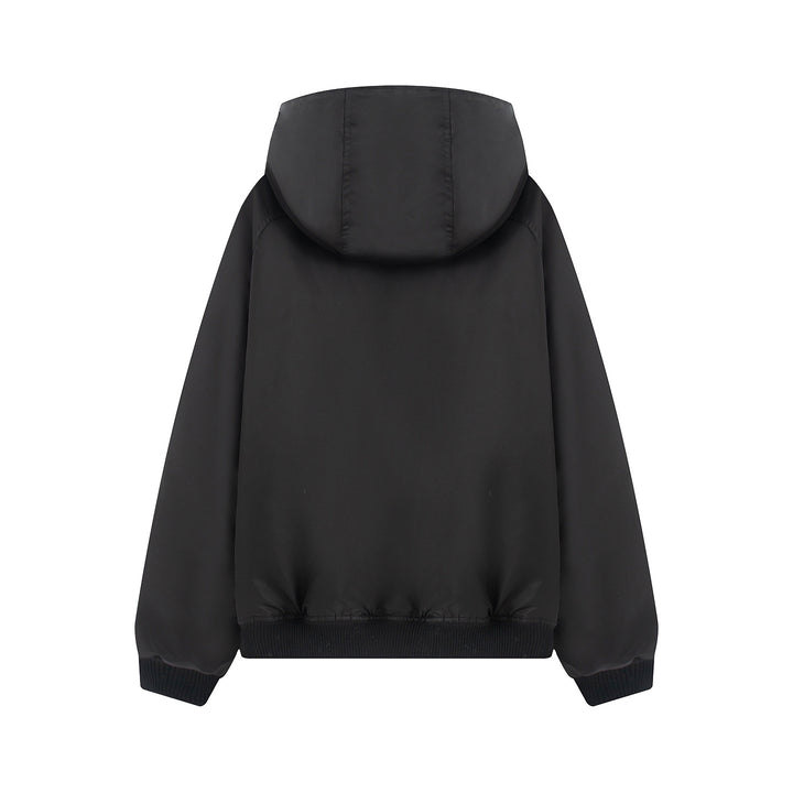 Damen nan wattierte Kapuzenjacke mit Teddyfutter, verdeckter Reißverschluss und Rippbündchen Echo Archiv
