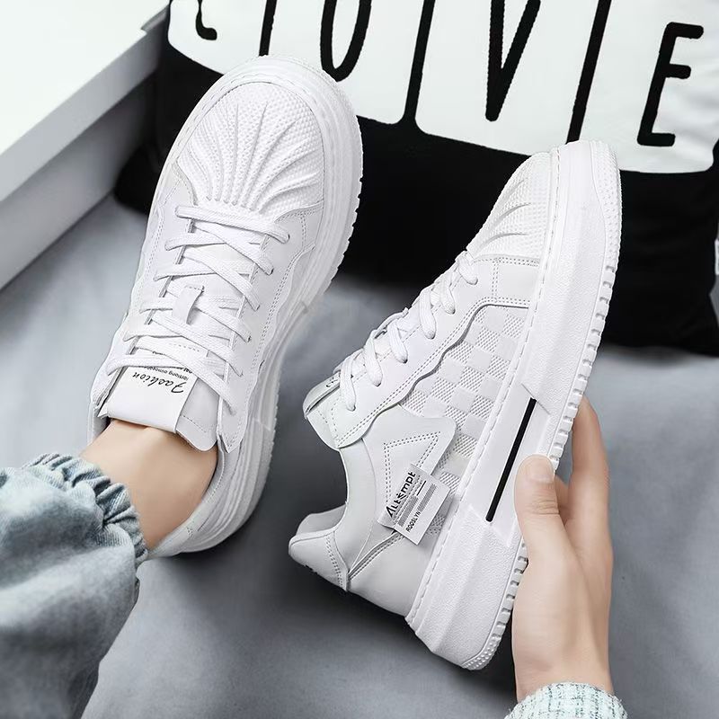 Damen modische Plattform Sneakers mit trendigem Karomuster und bequemer Dämpfung Echo Archiv