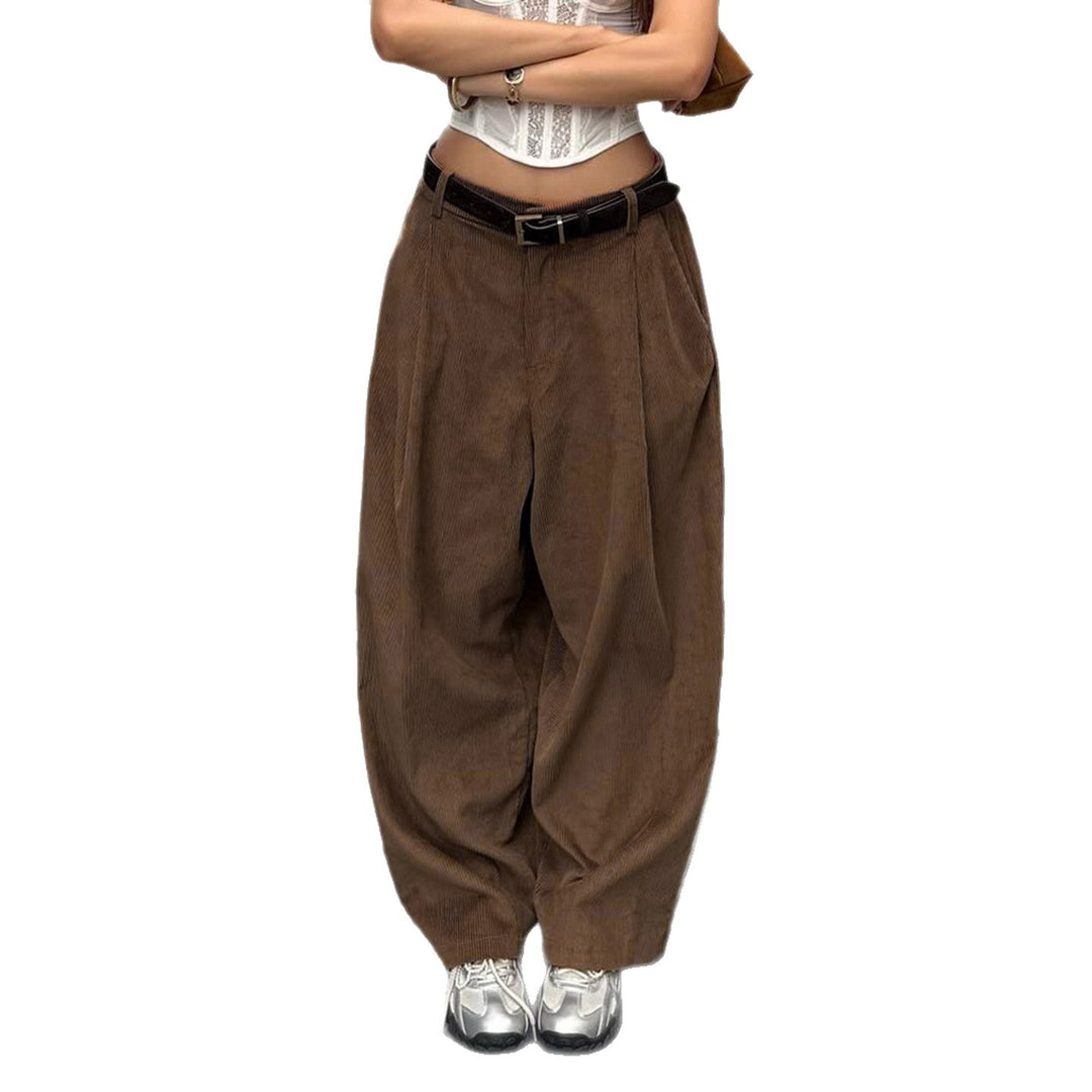 Damen weite Cordhose mit Falten Echo Archiv