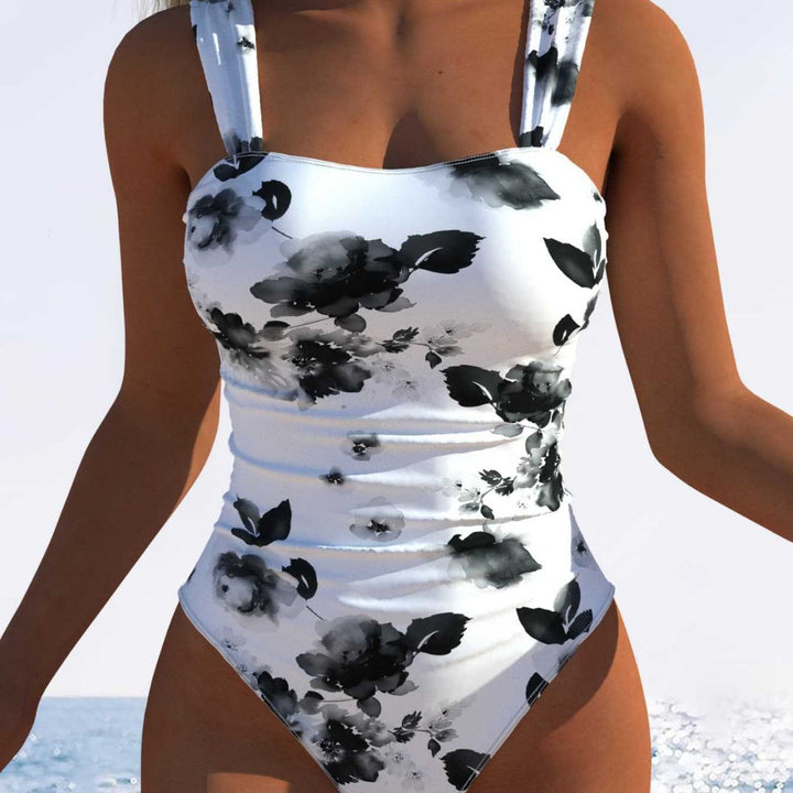 Damen Einteiler Badeanzug mit femininem Floral-Muster und komfortablem Schnitt Echo Archiv