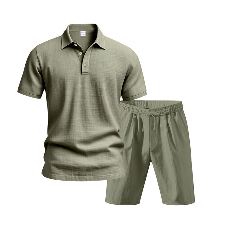 Herren Freizeit Outfit aus atmungsaktiver Baumwolle mit modernem Schnitt Echoarchiv