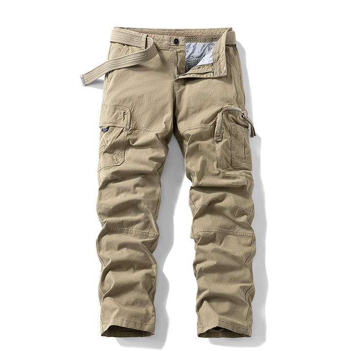 Herren Robuste Utility-Cargohose mit ergonomischen Knieabnähern und integriertem Webgürtel Echo Archiv