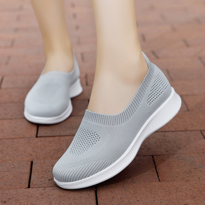 Damen nan nahtloser Slip-On Komfortschuh mit elastischem Maschenobermaterial und federleichter EVA-Laufsohle Echo Archiv