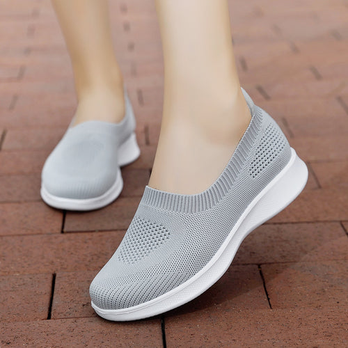 Damen nan nahtloser Slip-On Komfortschuh mit elastischem Maschenobermaterial und federleichter EVA-Laufsohle Echo Archiv