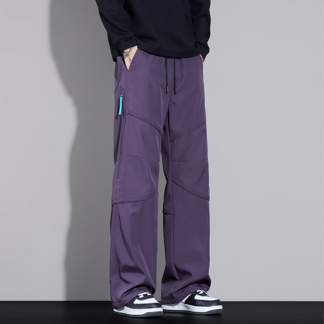 Herren Locker sitzende Cargo-Hose mit Tunnelzug, Knie-Panels und Multifachtaschen Echo Archiv