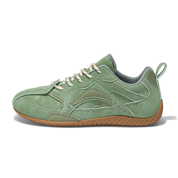 Unisex leichte Retro-Freizeitsneaker mit wildlederähnlichem Obermaterial, gepolstertem Einstieg und flexibler Gummilaufsohle – Norré
