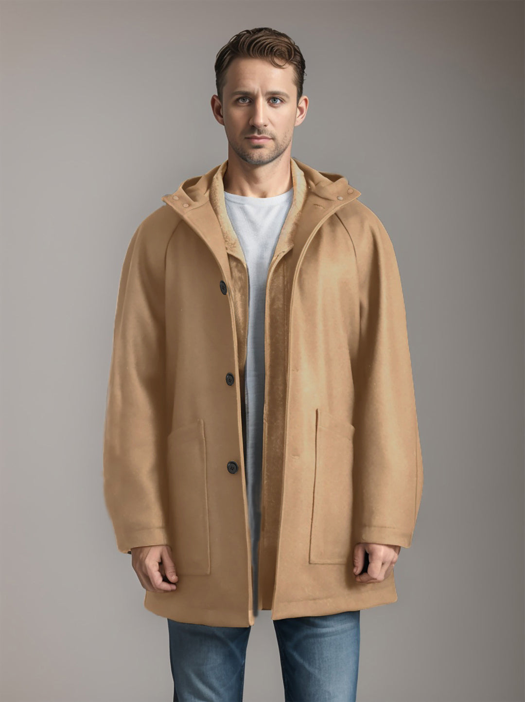 Herren funktionale Übergangsjacke mit praktischen Taschen und modernem Design Echoarchiv