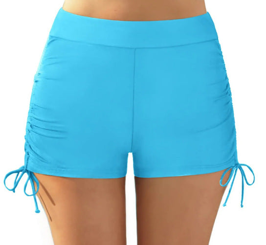 Damen Figurschmeichelnde Badeshorts mit Raffung und Seitenschnürung Echo Archiv