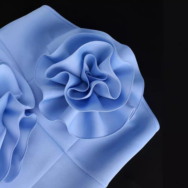 Damen Figurbetontes Abendkleid mit floralem Akzenten Echo Archiv
