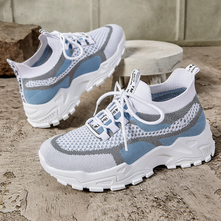 Herren nan gestrickter Sockensneaker mit elastischem Schlupfdesign und profiliertem Trail-Plateau Echo Archiv