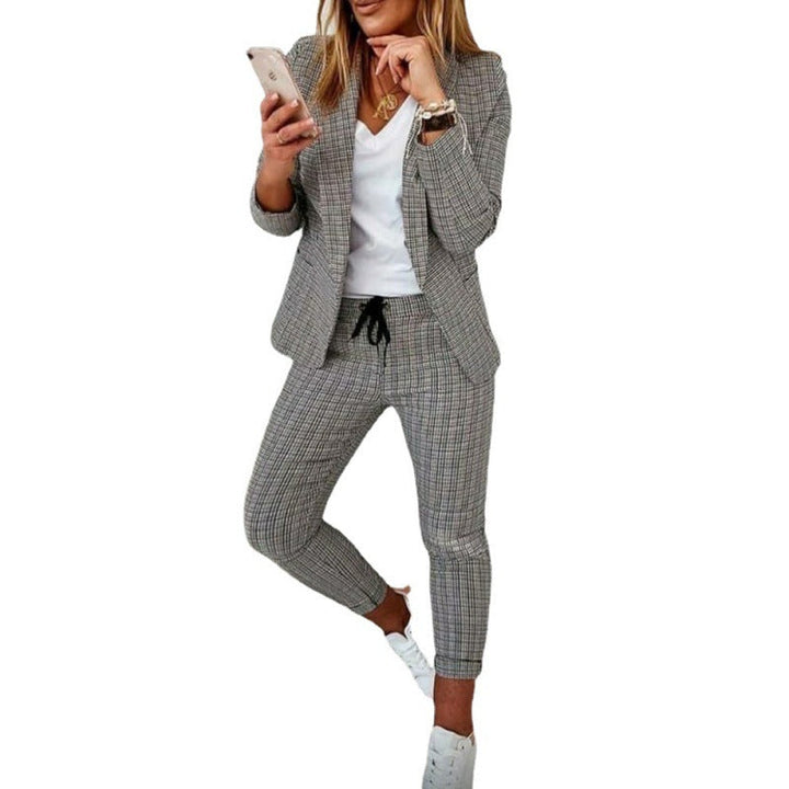 Damen Blazer und Hose Set Echoarchiv