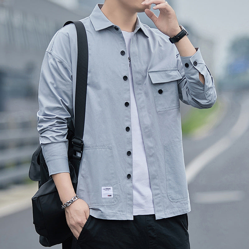 Herren modisches Overshirt mit praktischen Taschen und komfortablem Schnitt Echoarchiv