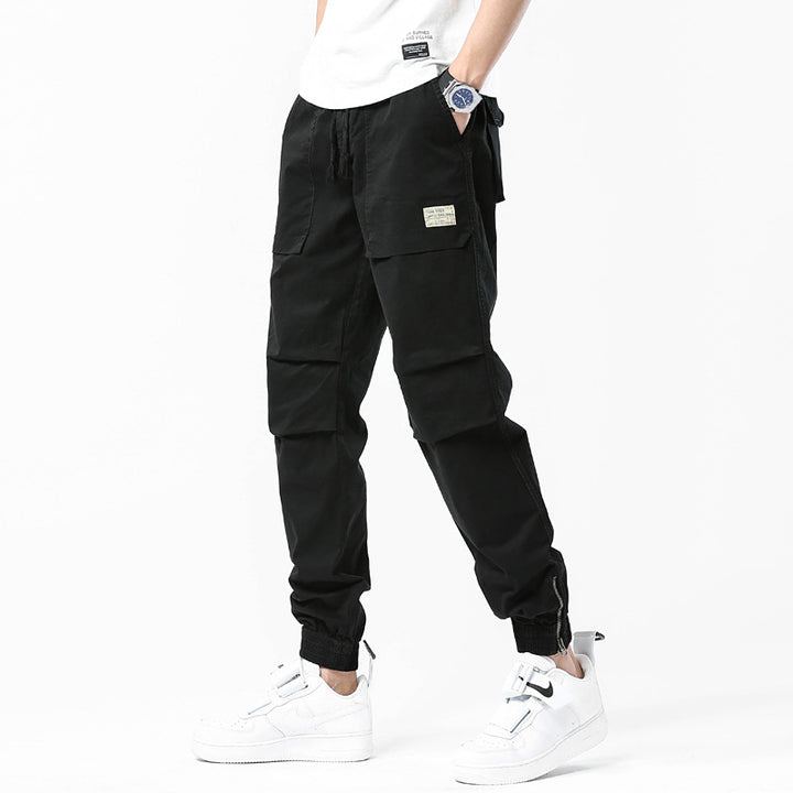 Herren Utility-Joggerhose im Tapered-Cut mit großen Klappfächern und elastischem Knöchelabschluss Echo Archiv