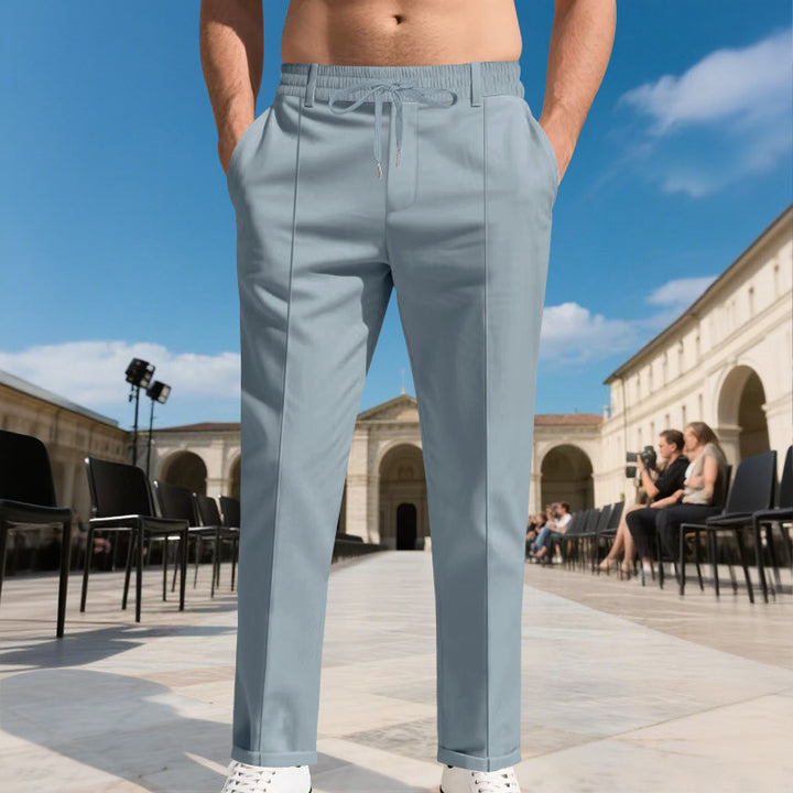 Herren elegante Slim-Fit Chinohose Echoarchiv