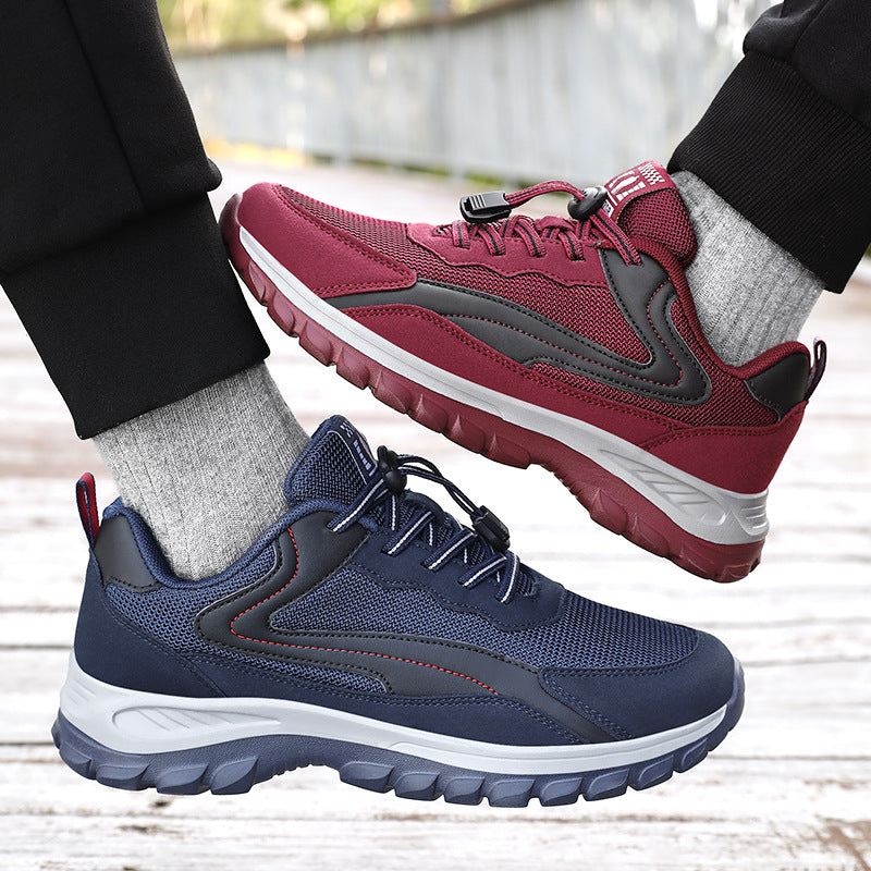Damen nan robuster Trekking-Sneaker mit profiliertem Geländegriff, stoßdämpfender EVA-Zwischensohle und Schnellzug-Schnürung Echo Archiv