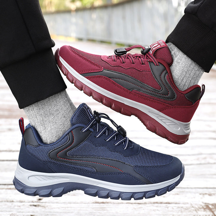 Damen nan robuster Trekking-Sneaker mit profiliertem Geländegriff, stoßdämpfender EVA-Zwischensohle und Schnellzug-Schnürung Echo Archiv