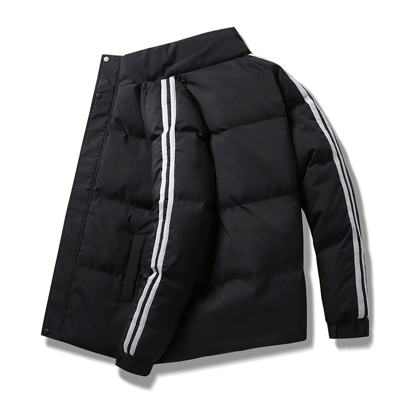 Herren Winterliche Steppjacke mit isolierendem Innenfutter und verstellbarer Kapuze Echoarchiv