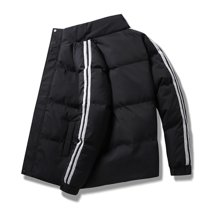 Herren Winterliche Steppjacke mit isolierendem Innenfutter und verstellbarer Kapuze Echoarchiv