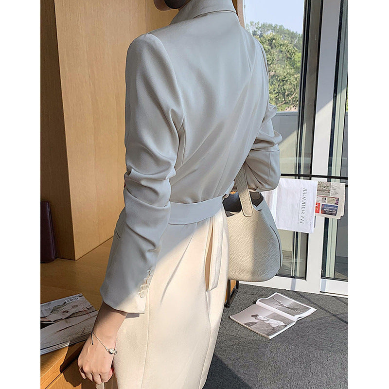 Damen Eleganter Blazer-Rock-Kleid Echoarchiv