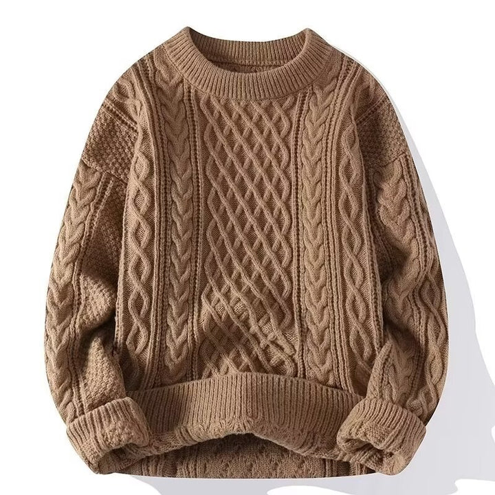 Damen Grobstrickpullover mit Zopfmuster Echoarchiv 1787964300