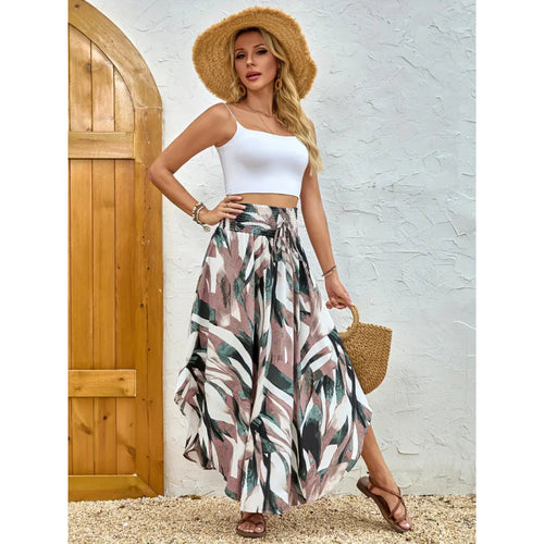 Damen Maxirock mit elegantem Paisleymuster und elastischem Bund Echo Archiv
