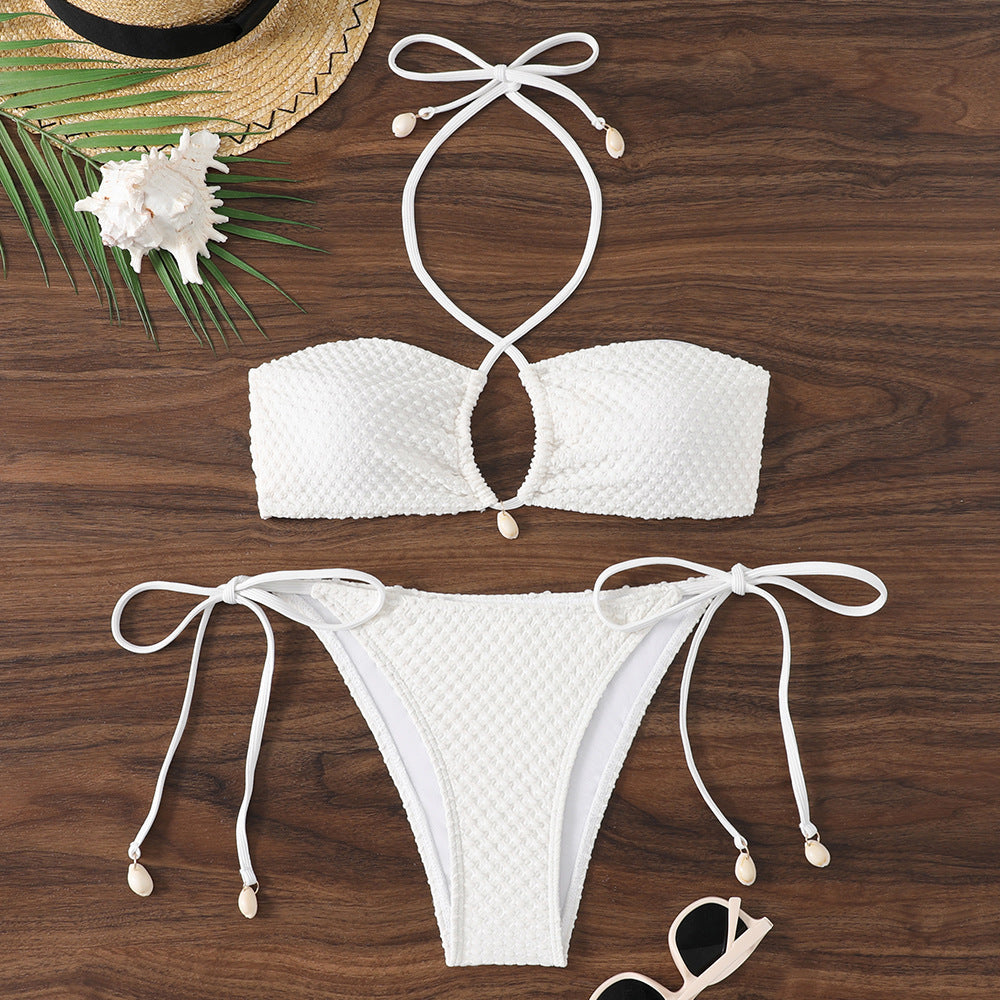 Damen Bikini-Set mit elegantem Bindeträgersystem und modischem Cut-Out Echo Archiv