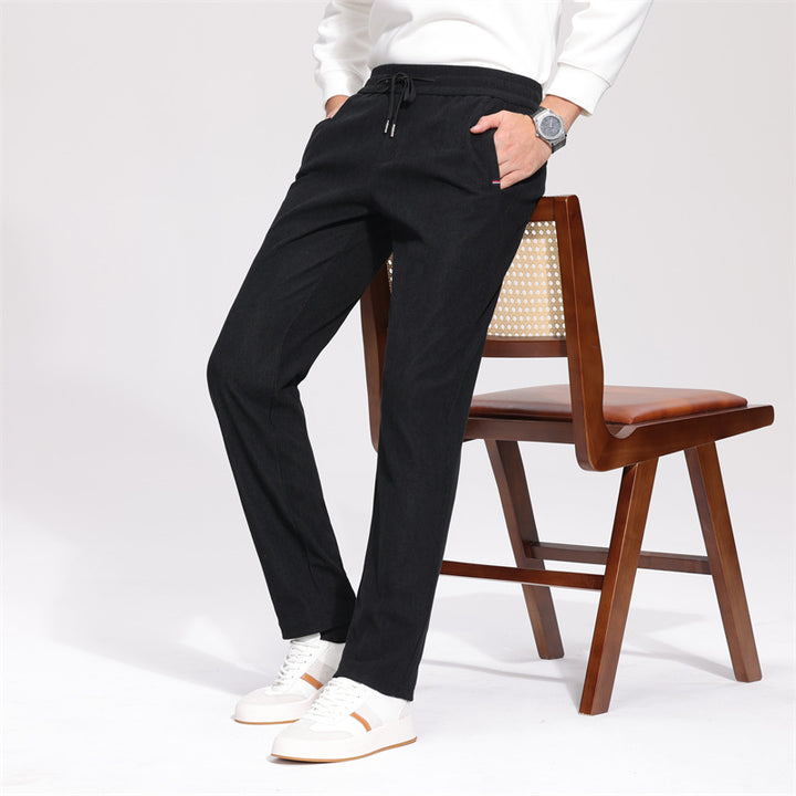 Herren Bequeme Freizeithose mit verstellbarem Gummibund Echoarchiv