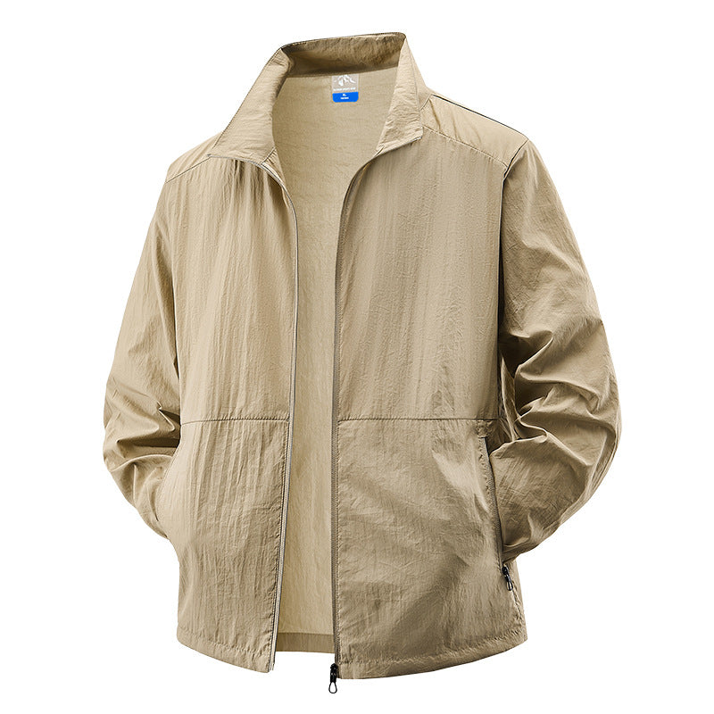Herren Leichte Packbare Windjacke Echo Archiv