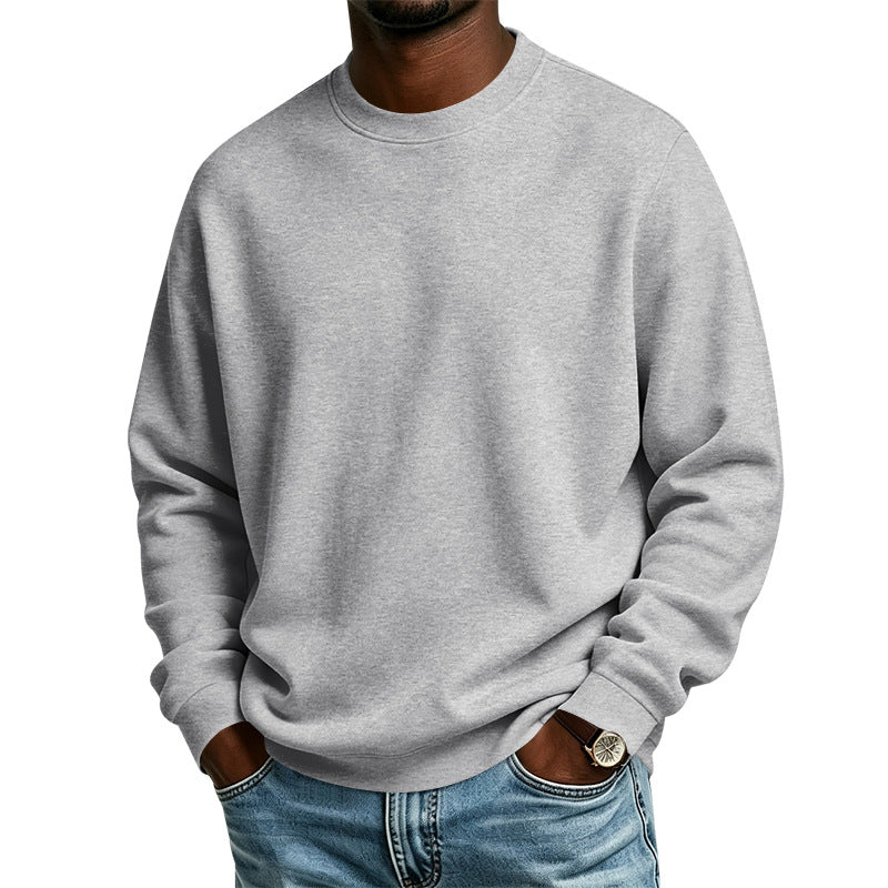 Herren Oversize-Sweatshirt mit Rundhalsausschnitt, weicher French-Terry und Rippbündchen Echoarchiv
