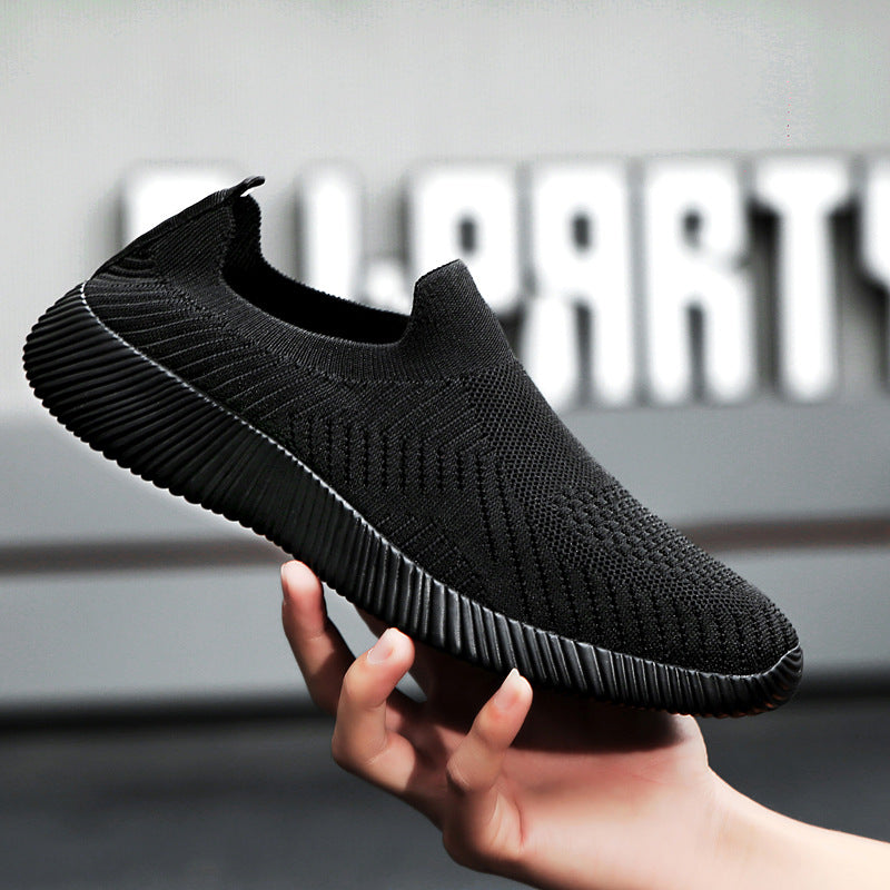 Unisex nan ultraleichter Schlupfschuh aus Feinstrick mit anatomischem Komfortfußbett und gerippter Flexlaufsohle Echo Archiv