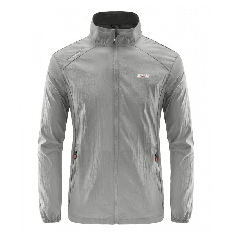 Herren Leichte Outdoor-Jacke mit hohem Kragen Echo Archiv