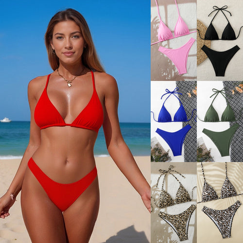 Damen Triangel-Bikini mit hohem Beinausschnitt Echo Archiv