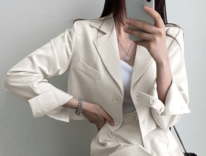 Damen Trendiger Kurzblazer Echo Archiv