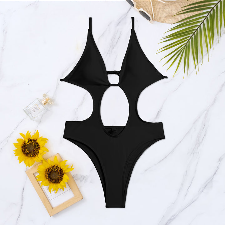 Damen Einteiliger Badeanzug mit Cut-Outs Echo Archiv