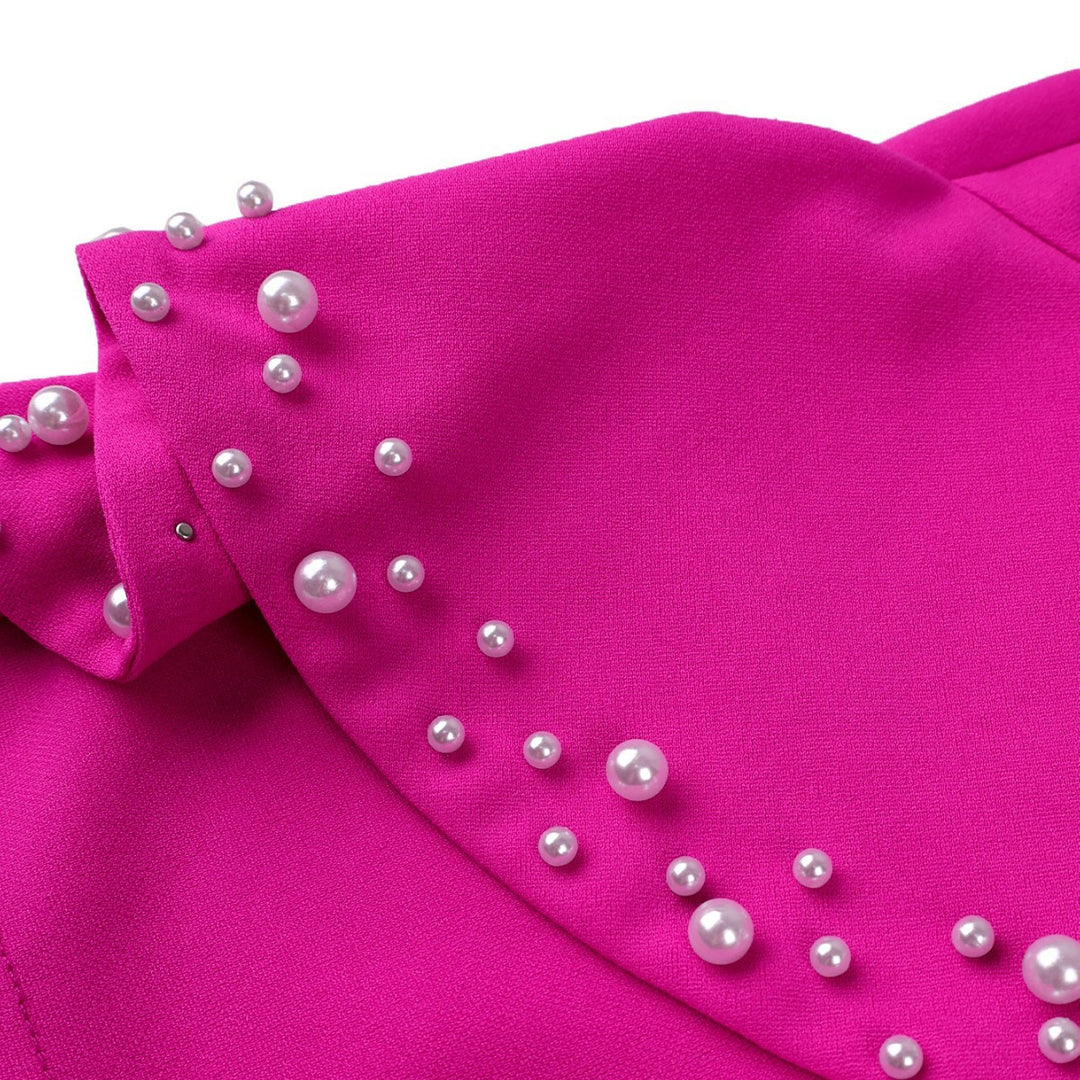 Damen Elegantes Figurbetontes Maxikleid mit Rüschendetails Echo Archiv