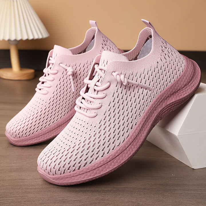 Herren nan atmungsaktiver Strick-Slip-On Sneaker mit sockenähnlichem Schaft, asymmetrischer Zier-Schnürung und stoßdämpfender Ortholite-Einlegesohle Echo Archiv