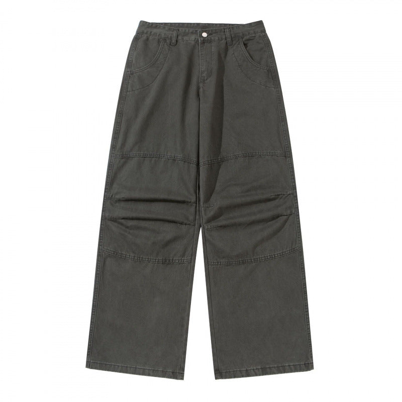 Damen Weite Utility-Hose aus robustem Canvas mit verstärkten Knie-Paneelen Echo Archiv