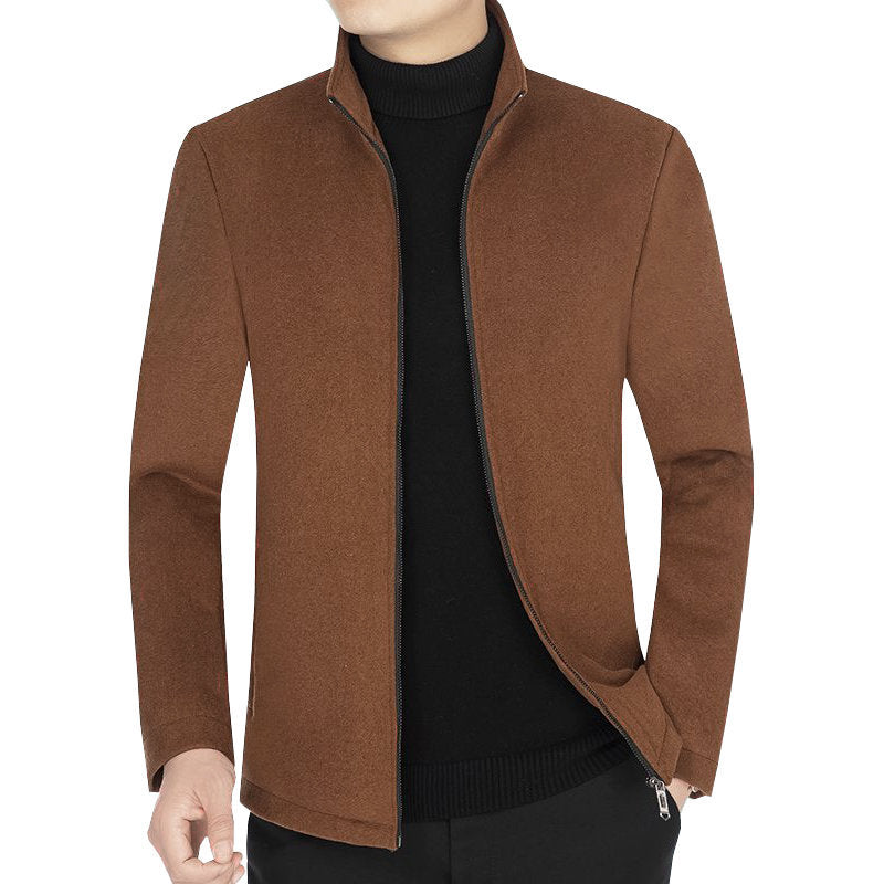 Herren Glencheck-Sakko Slim Fit aus Wollmischung mit dezentem Overcheck – Tianoro