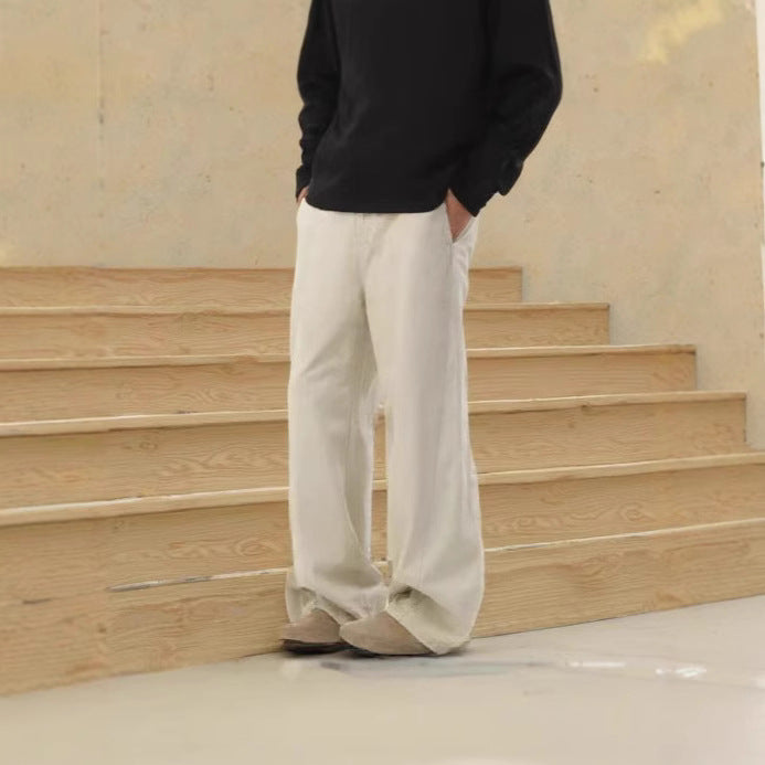 Damen Weitgeschnittene Chino-Hose Echoarchiv 1787982037