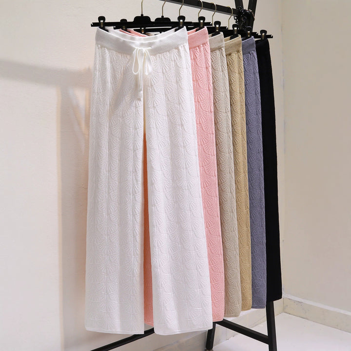 Damen Weite und bequeme Jersey-Hose Echo Archiv