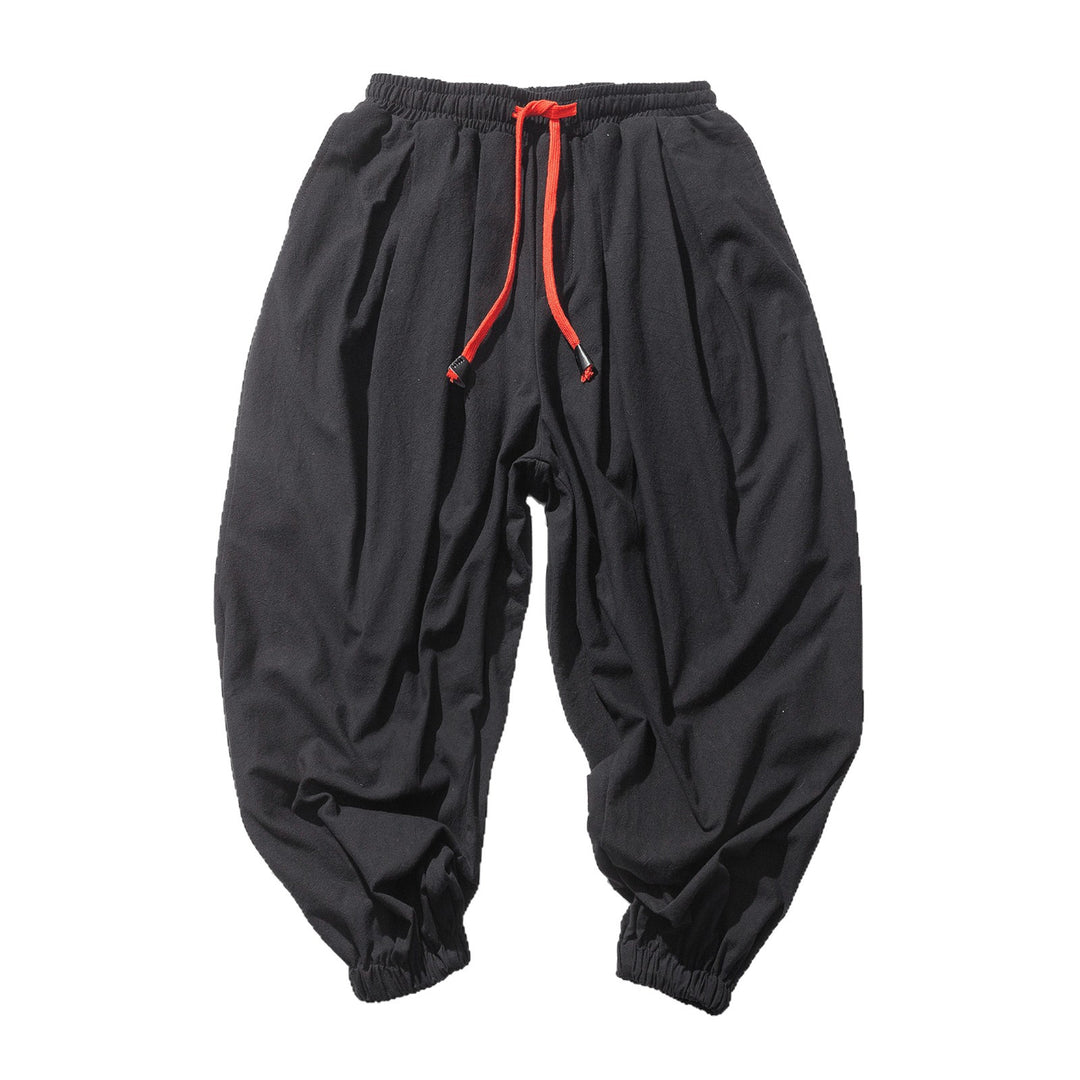 Herren nan ausgefallene Ballonhose im Haremstil mit Faltenwurf, elastischem Bund und Kordelzug Echo Archiv