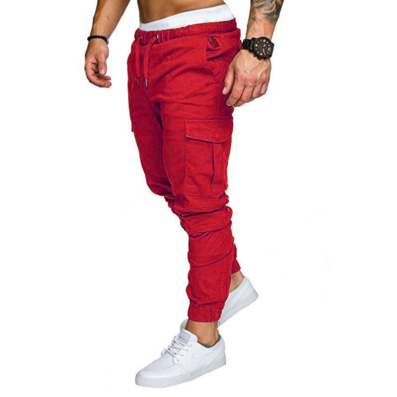 Herren nan Slim-Fit Cargo-Joggerhose mit elastischem Tunnelzug, verstärkten Nähten und Mehrfachtaschen Echo Archiv