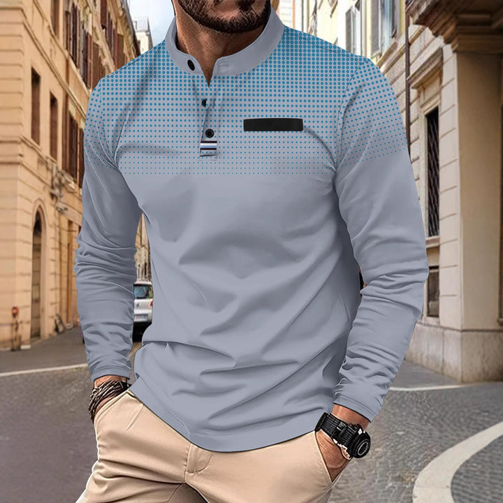 Herren elegantes Poloshirt mit modischem Design Echoarchiv
