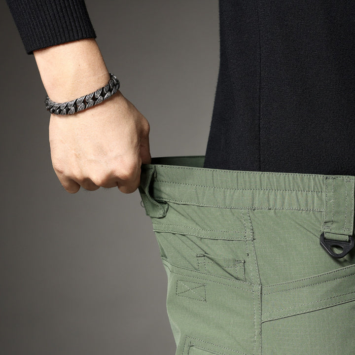 Herren Trekking‑Cargohose mit Knieverstärkung, multifunktionalen Taschen und geradem Schnitt Echo Archiv