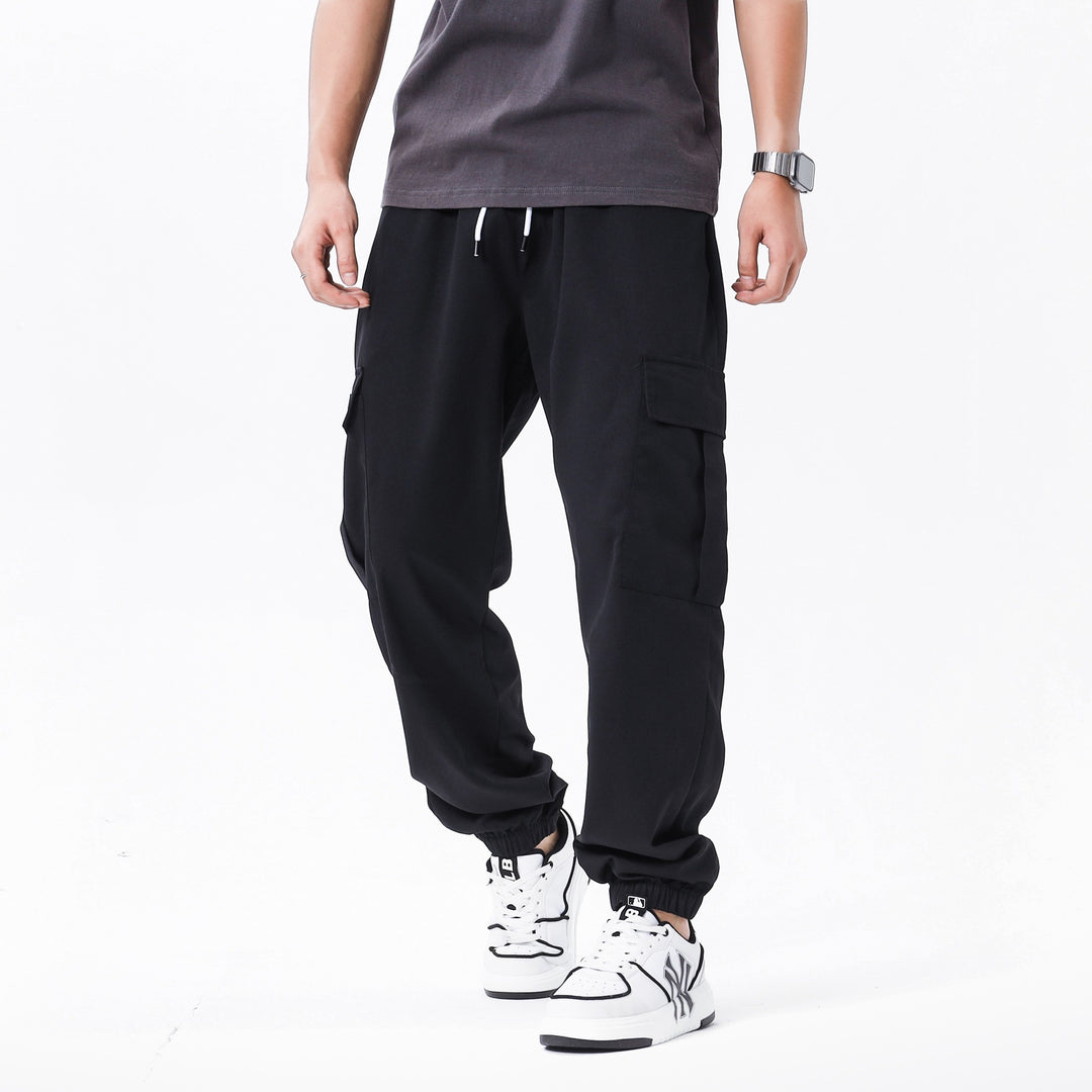 Herren Multifunktionale Cargohose mit elastischem Bund und praktischen Taschen Echo Archiv