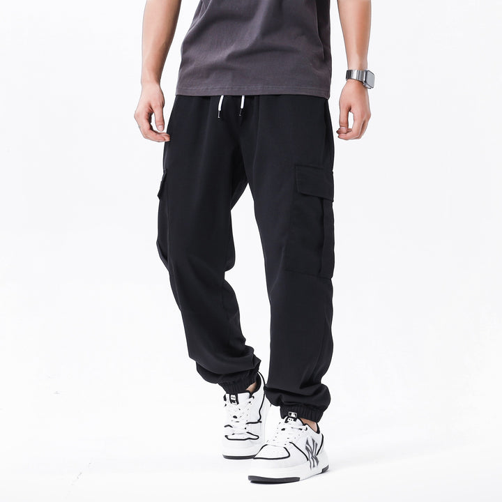 Herren Multifunktionale Cargohose mit elastischem Bund und praktischen Taschen Echo Archiv