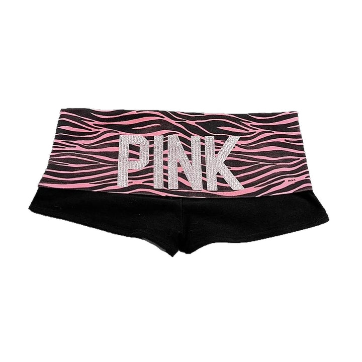 Damen Sportliche Shorts mit modischem Zebra-Muster Echo Archiv