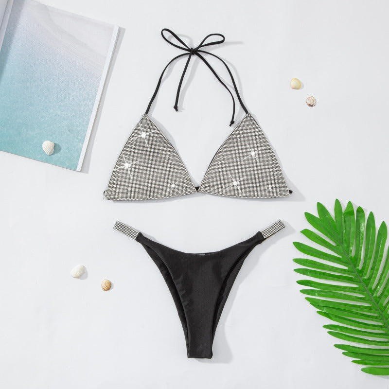 Damen Bikini-Unterteil mit funkelnden Strassdetails Echo Archiv