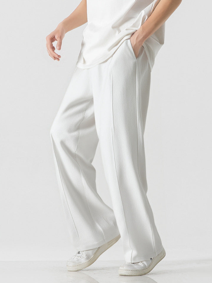 Herren Elegante, weite Freizeithose aus atmungsaktivem Gewebe Echoarchiv