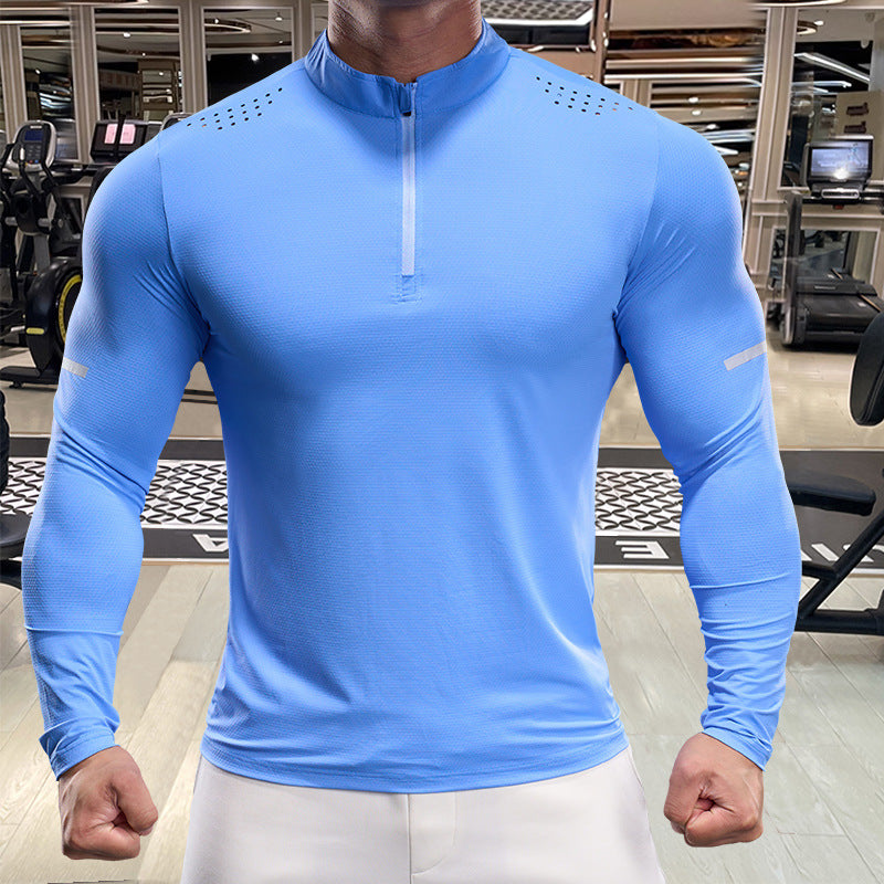Herren Sportliches Langarm-Funktionsshirt Echoarchiv